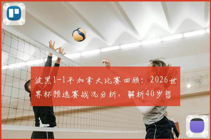 波黑1-1平加拿大比赛回顾：2026世界杯预选赛战况分析，解析40岁哲科未能登场背后原因
