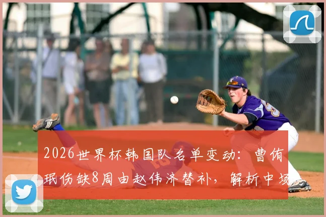 2026世界杯韩国队名单变动:曹侑珉伤缺8周由赵伟济替补,解析中场人员调整对球队影响